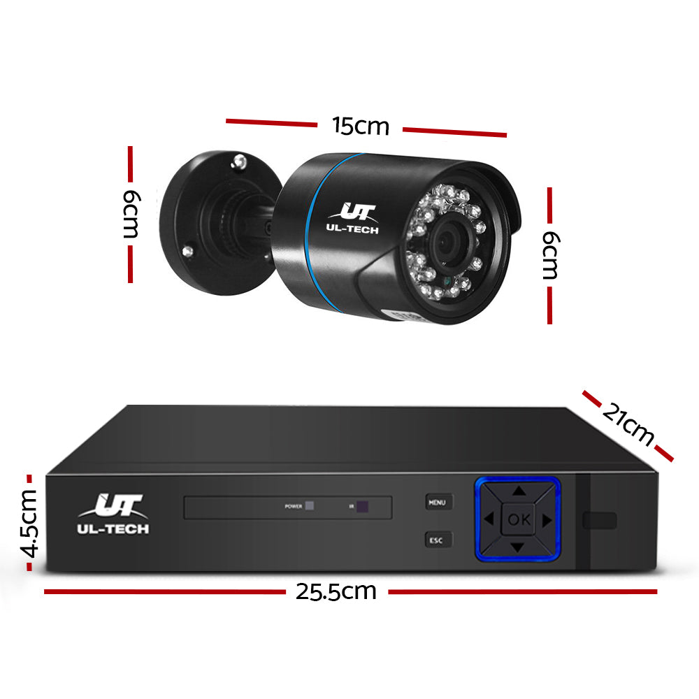 CCTV Security System (4 Camera Set)