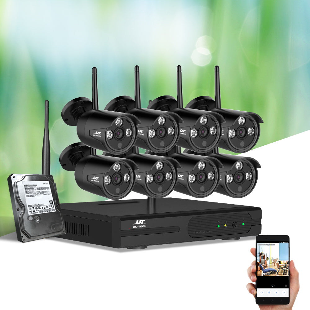 Wireless CCTV Security System (Set of 8)