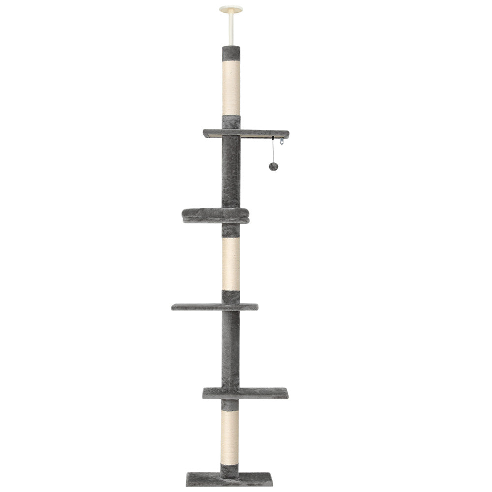 Soaring Heights Cat Scratching Tower (290cm grey)