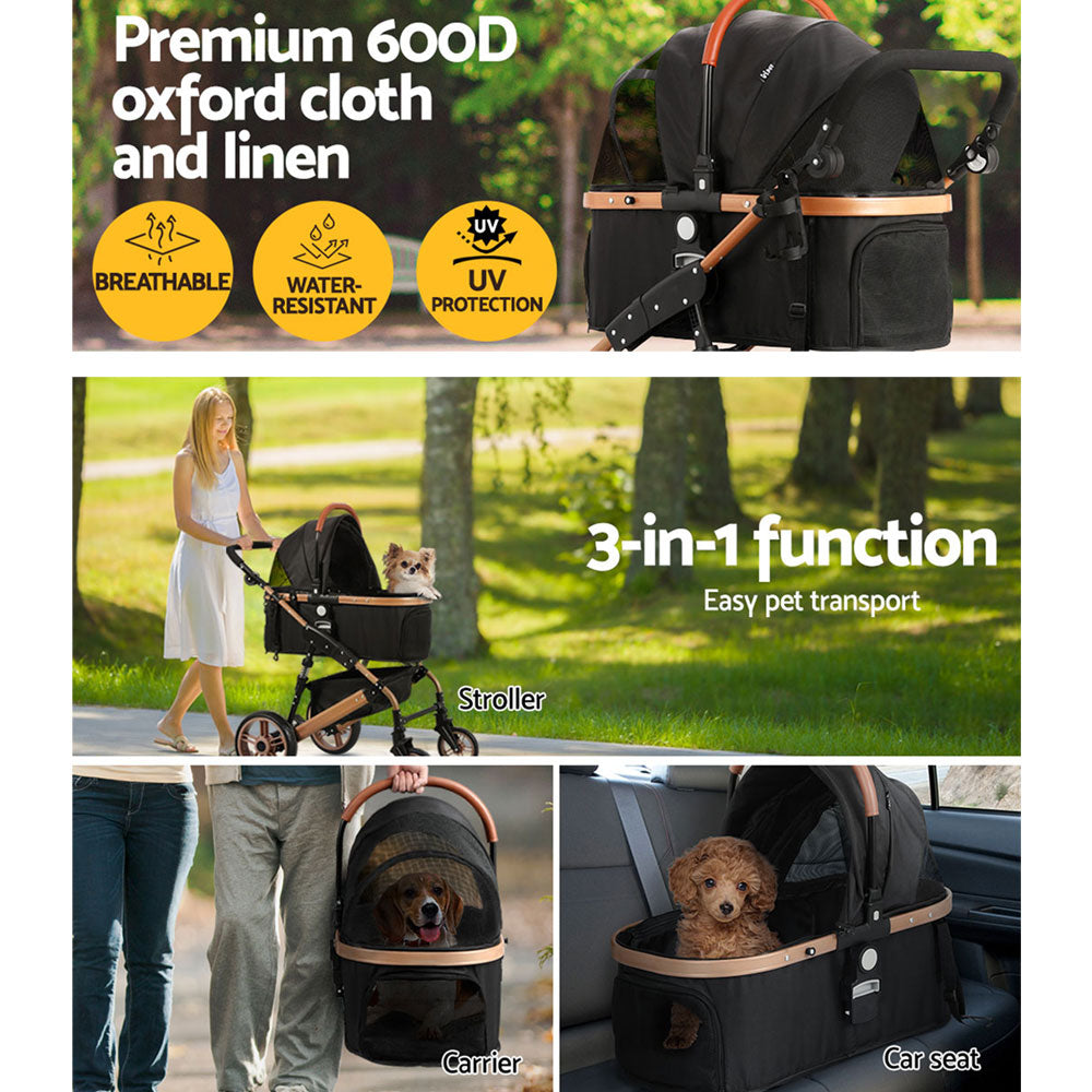 Ultimate 3 in 1 Pet Stroller