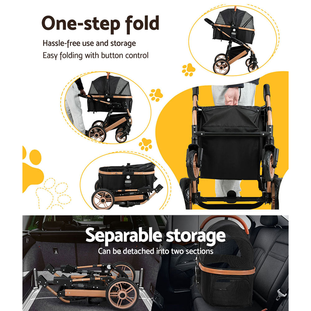 Ultimate 3 in 1 Pet Stroller