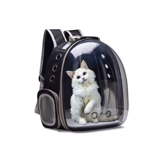 Space Capsule Pet Backpack (Black)