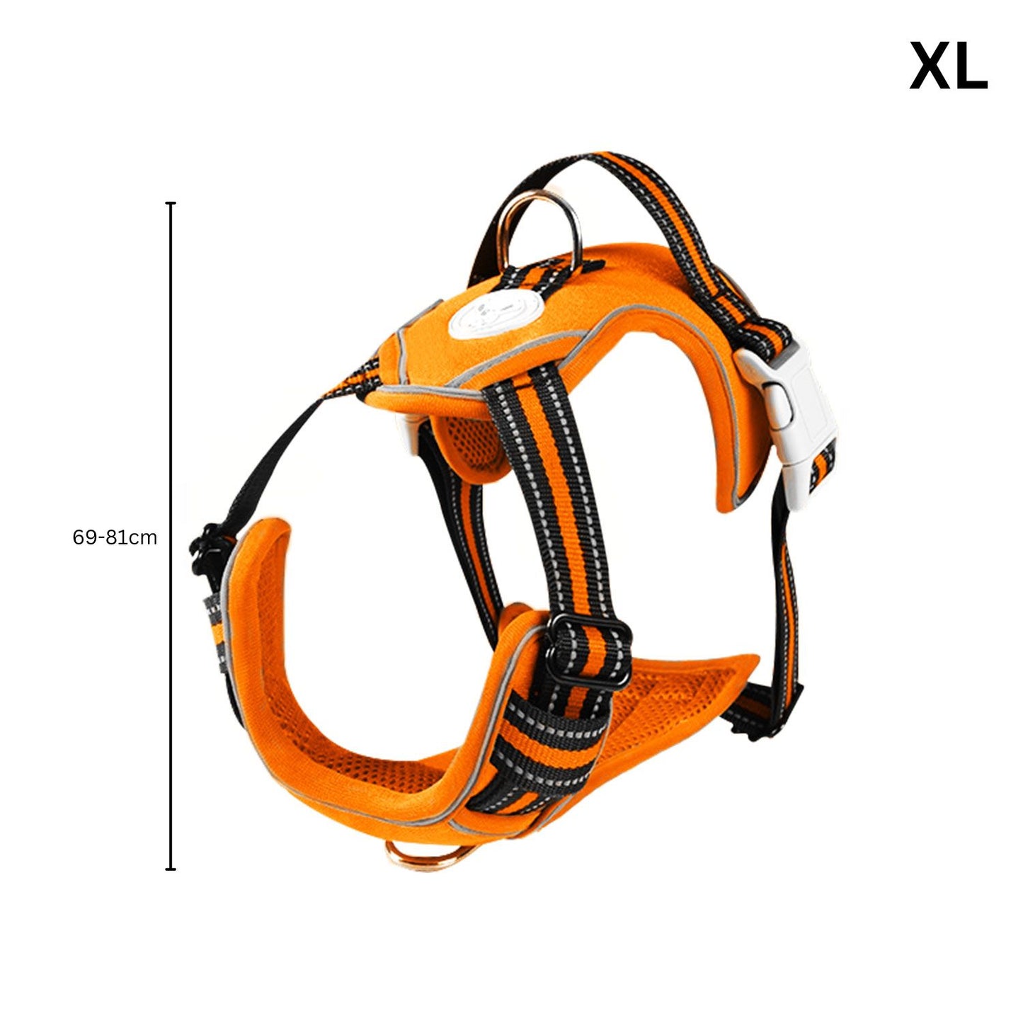XL Orange Dog Harness | XL Orange Dog Harness | I Love Dogs & Fitness