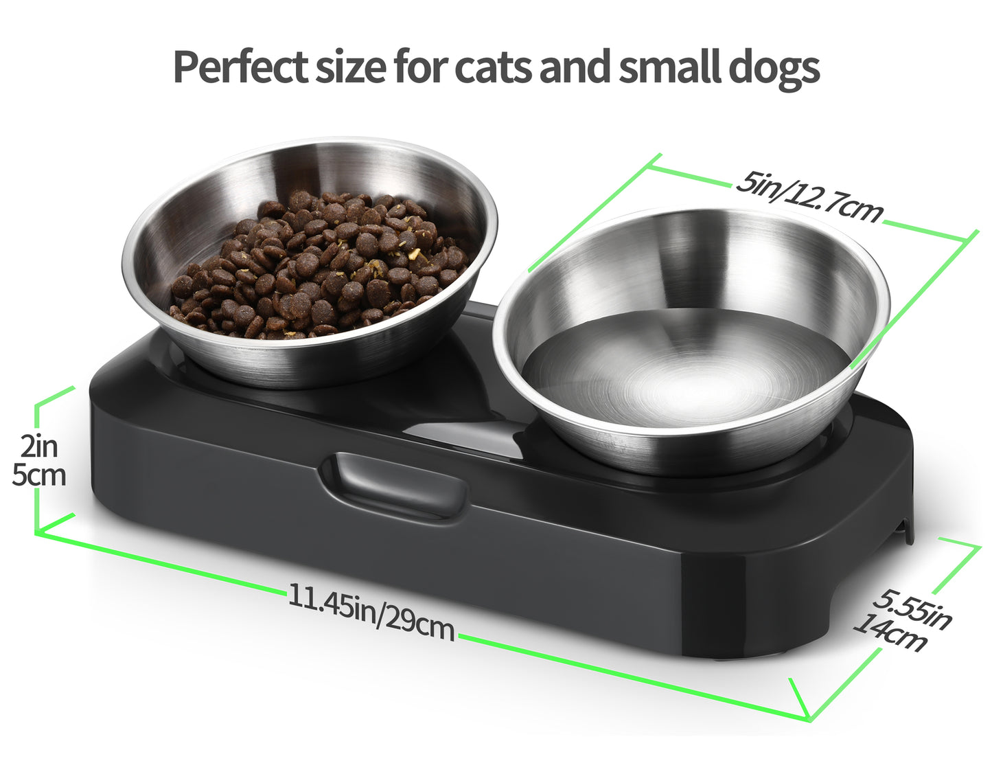 Stainless Steel Double Pet Feeding Bowl
