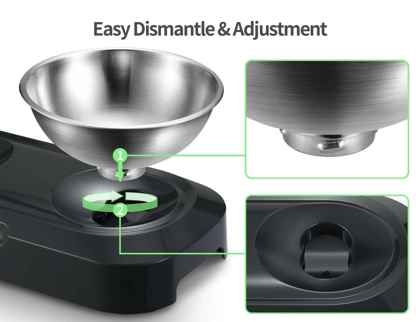 Stainless Steel Double Pet Feeding Bowl