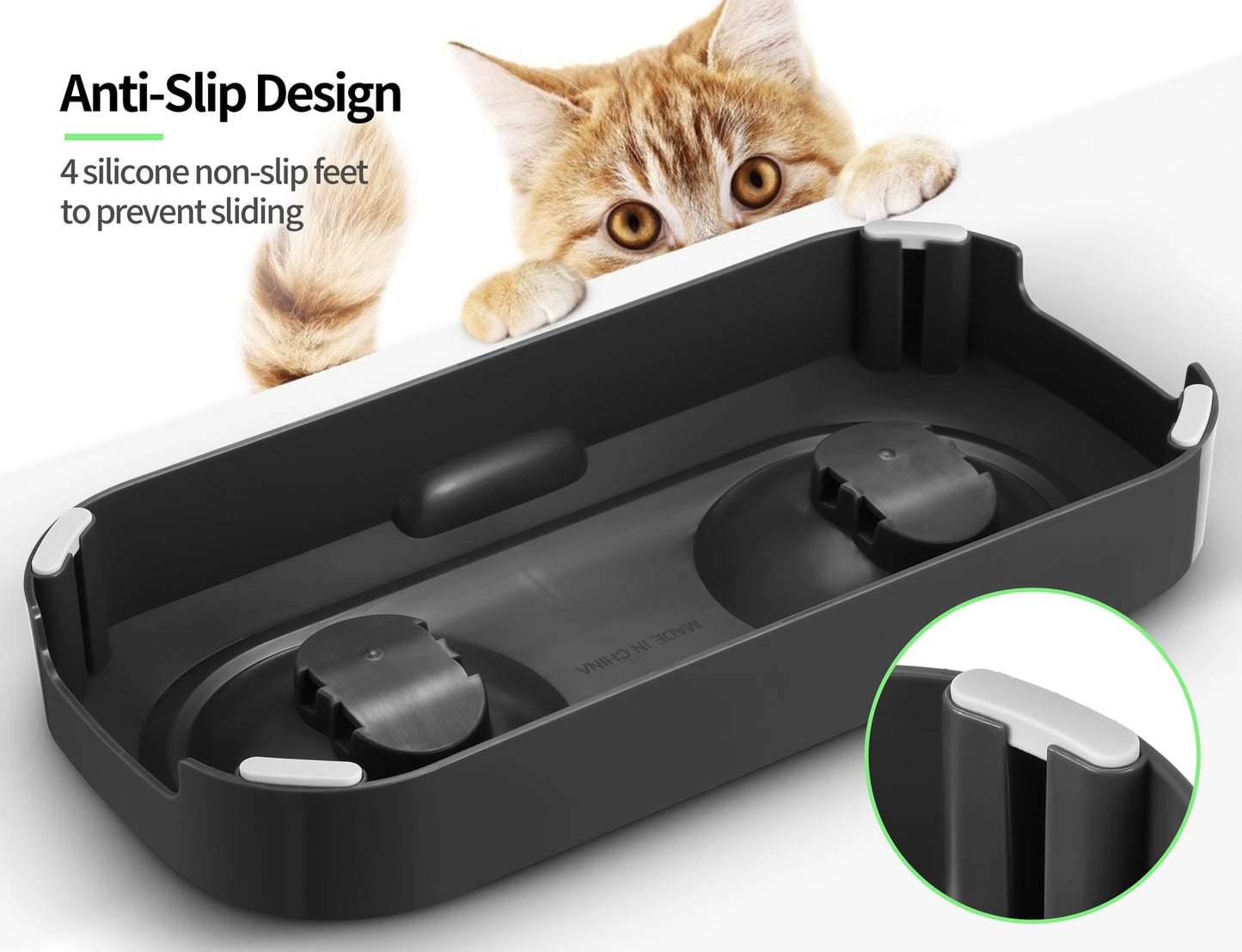 Stainless Steel Double Pet Feeding Bowl