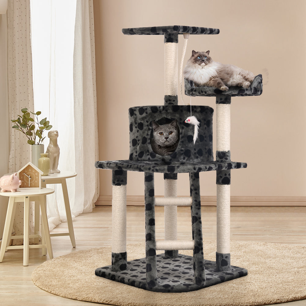 Paw Print Cat Tree (120cm)