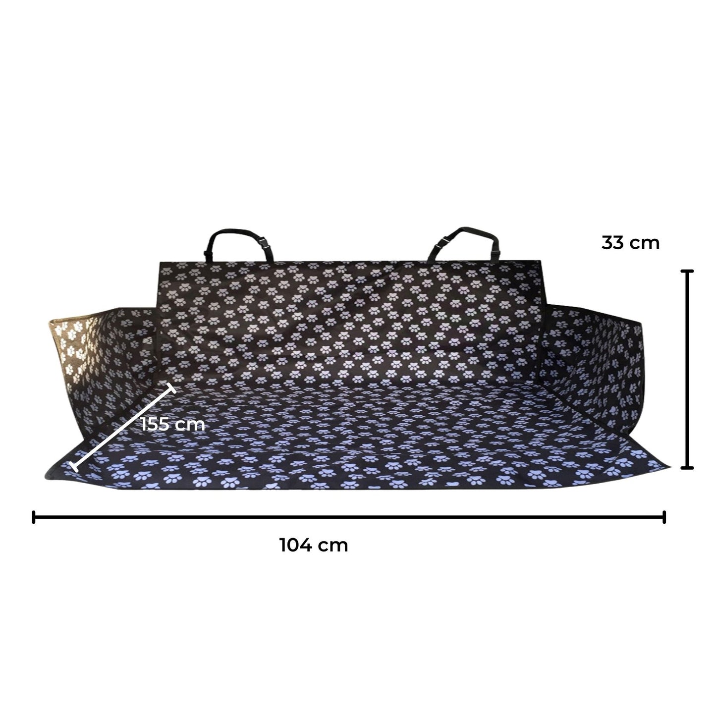 PAW PRINT PET CAR SEAT COVER