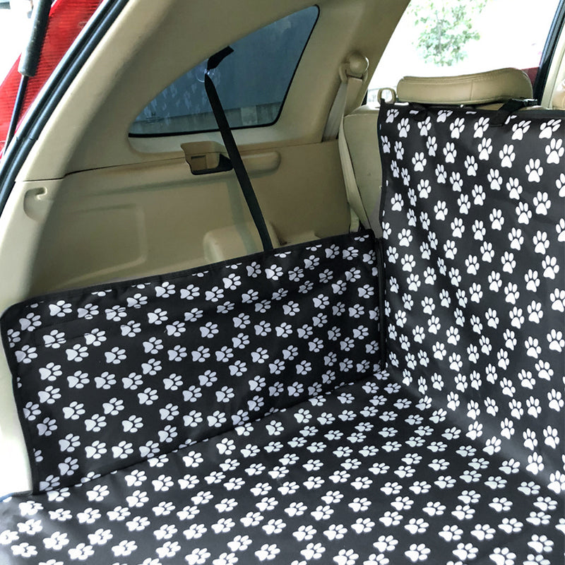 PAW PRINT PET CAR SEAT COVER