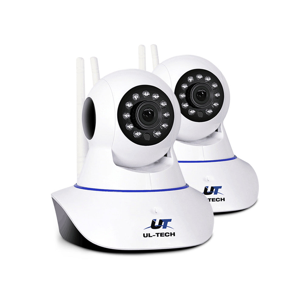 Wireless Surveillance Cameras (Set of 2 - White)