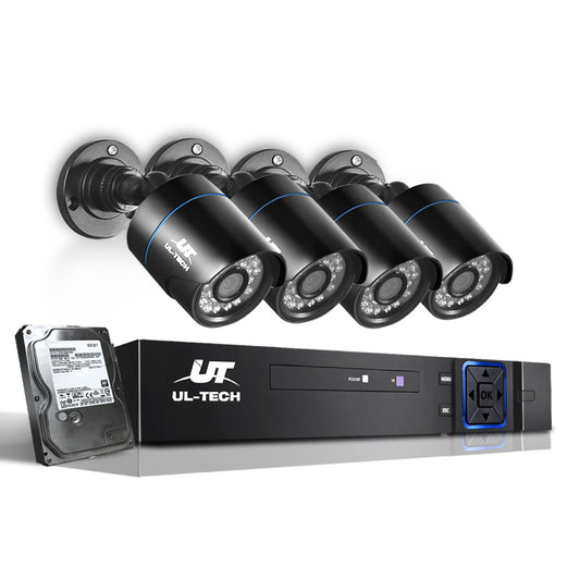 CCTV Security System (4 Camera Set)