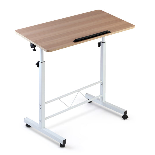 Portable Standing Desk (Light Wood)