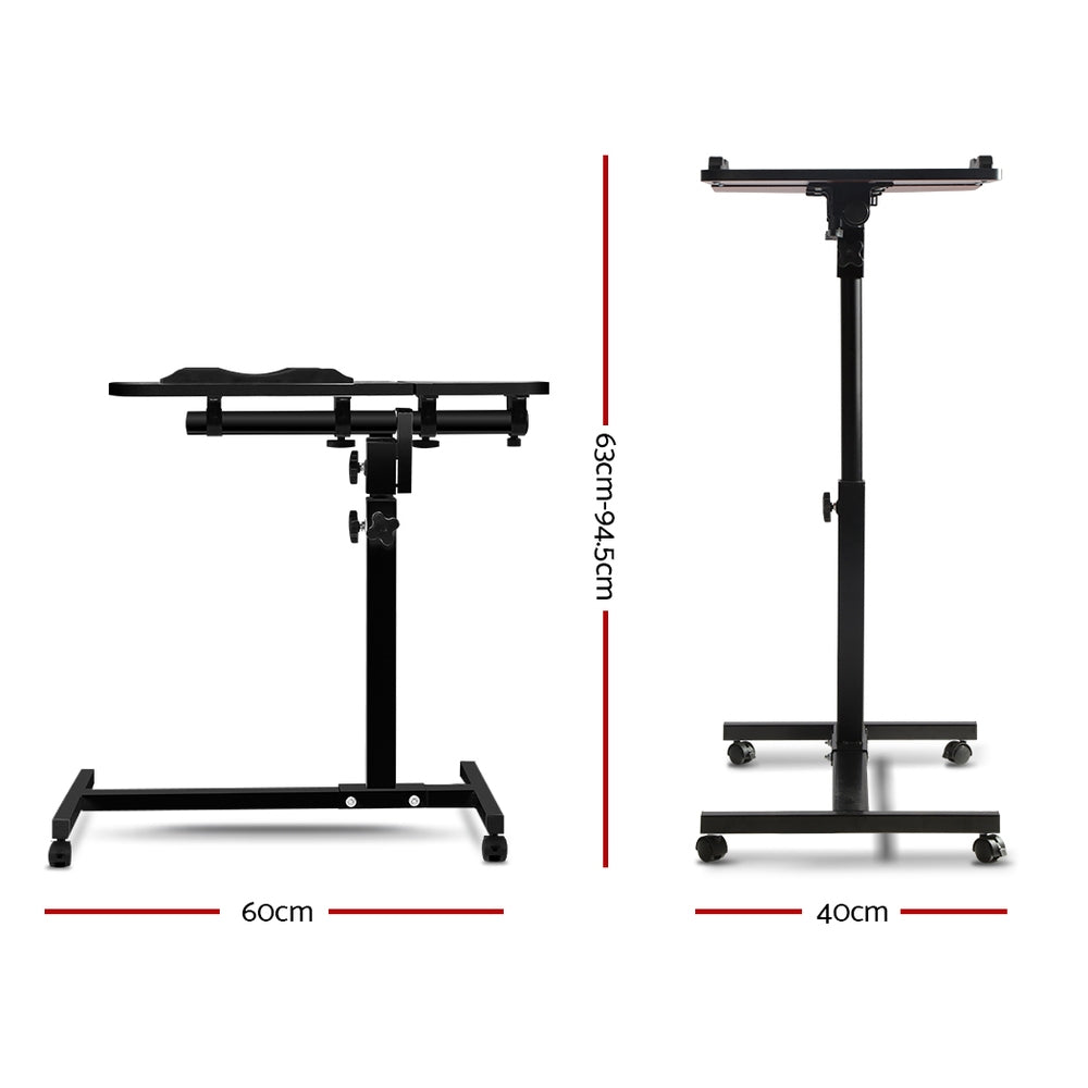 Standing Laptop Desk (Black)