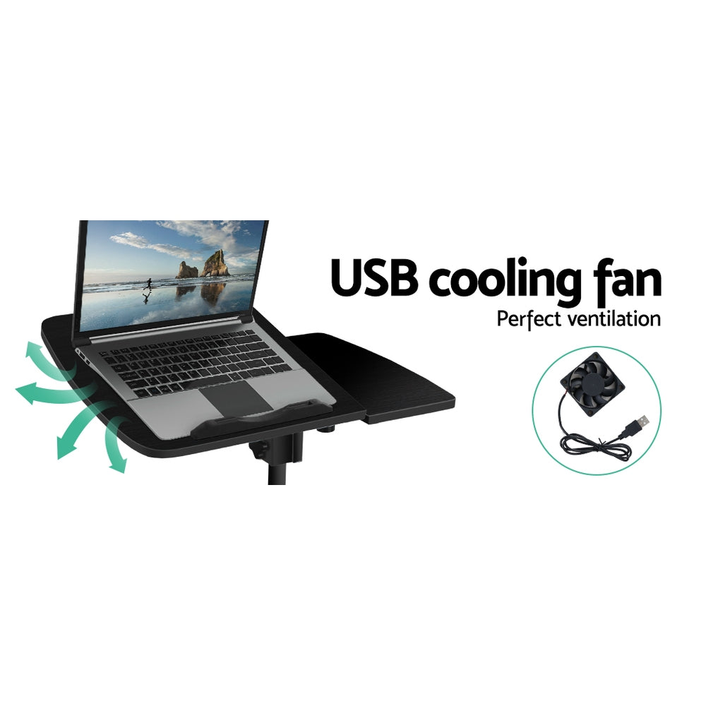 Standing Laptop Desk (Black)