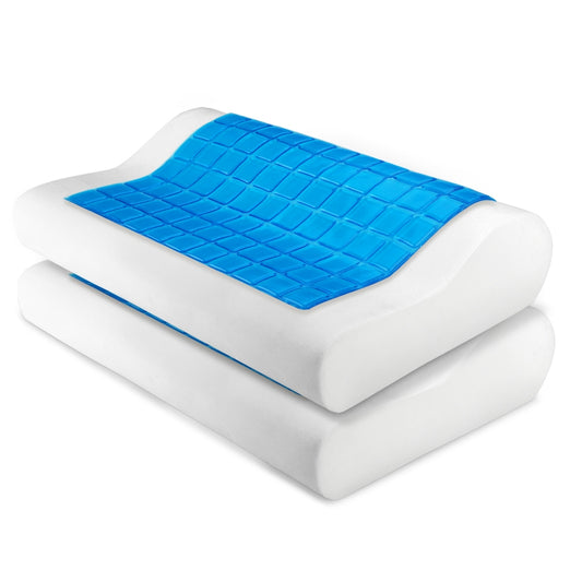 Cool Gel Memory Foam Pillows (Set of 2)