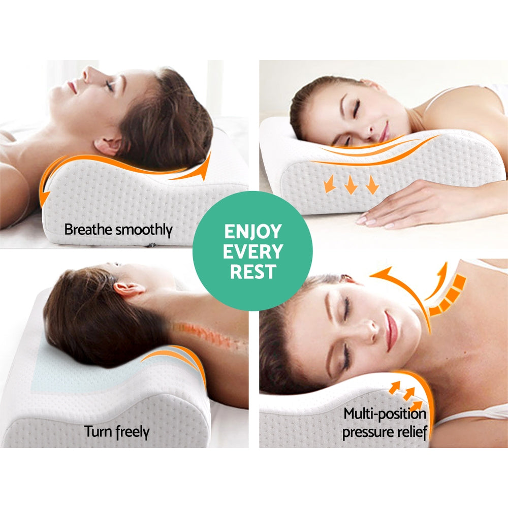 Cool Gel Memory Foam Pillows (Set of 2)