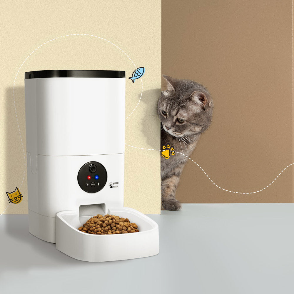 Smart Wifi Pet Feeder 6L with Camera