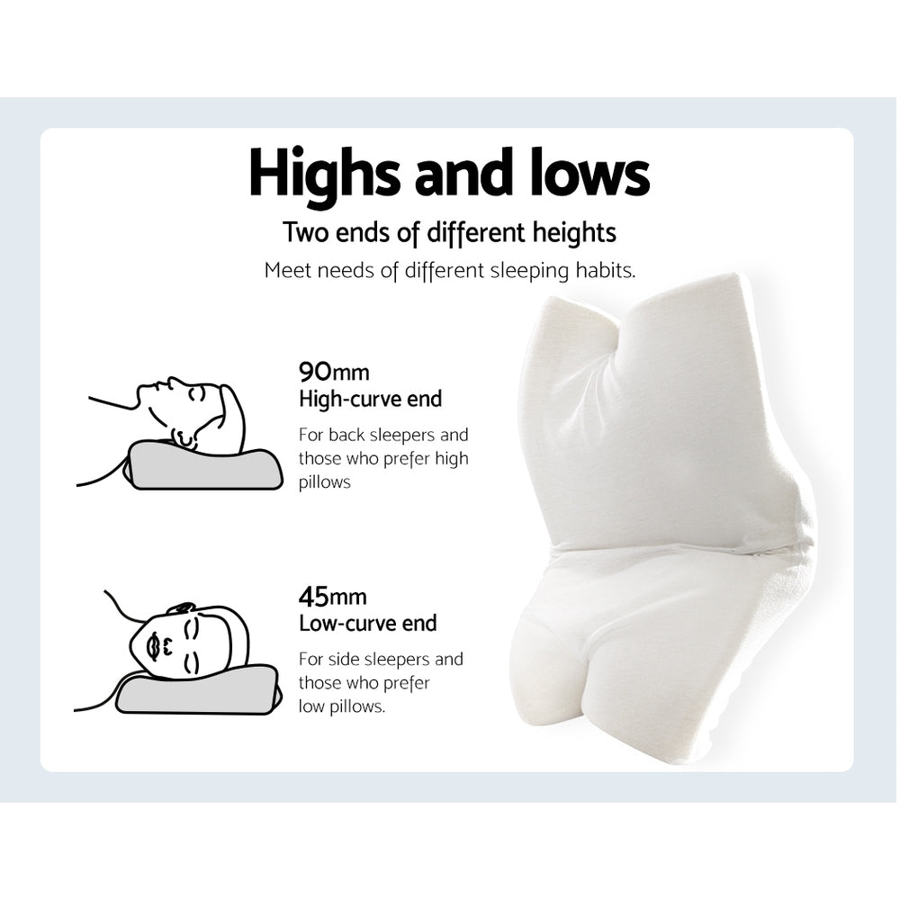 Contoured Memory Foam Pillow