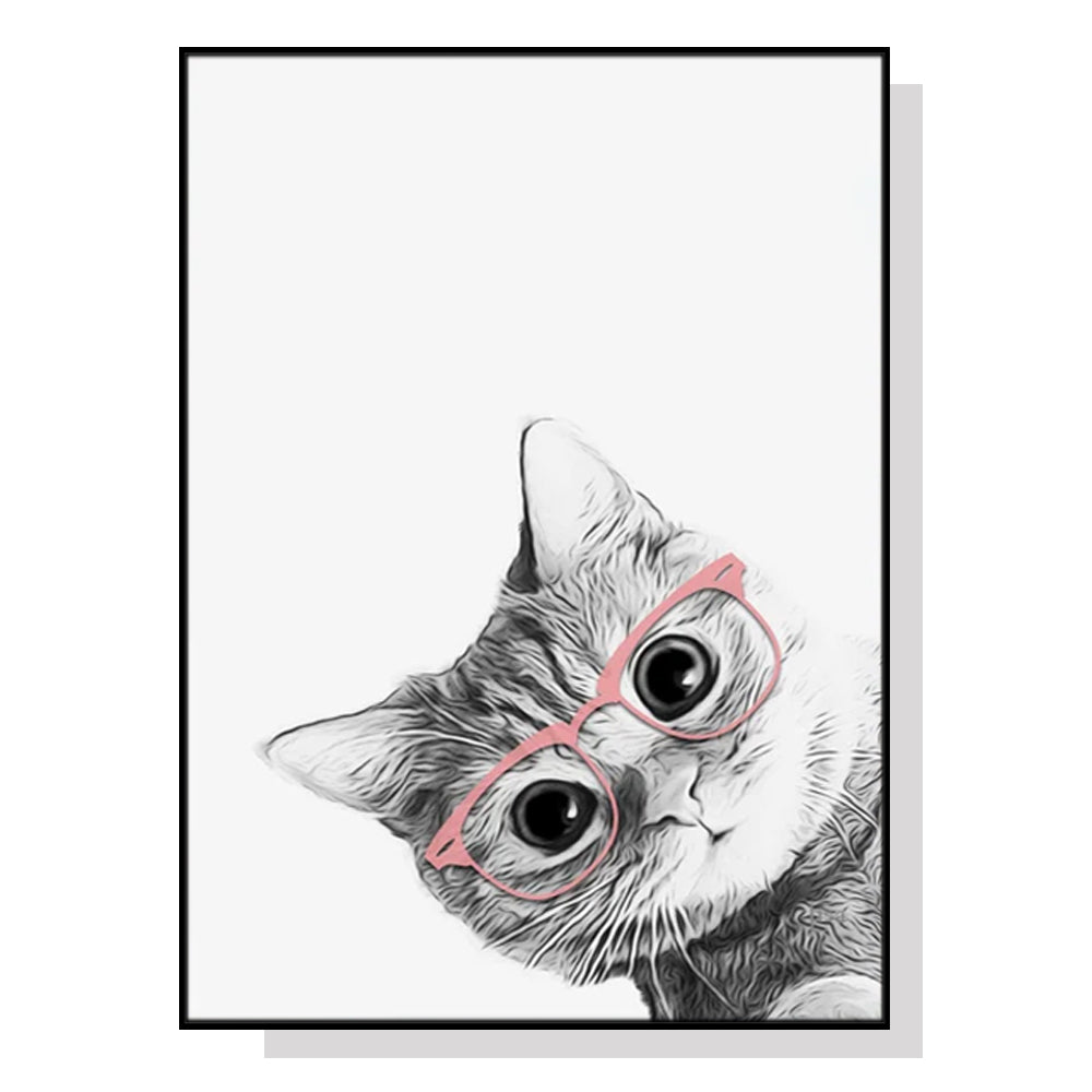 Cat Canvas Wall Art 50cmx70cm