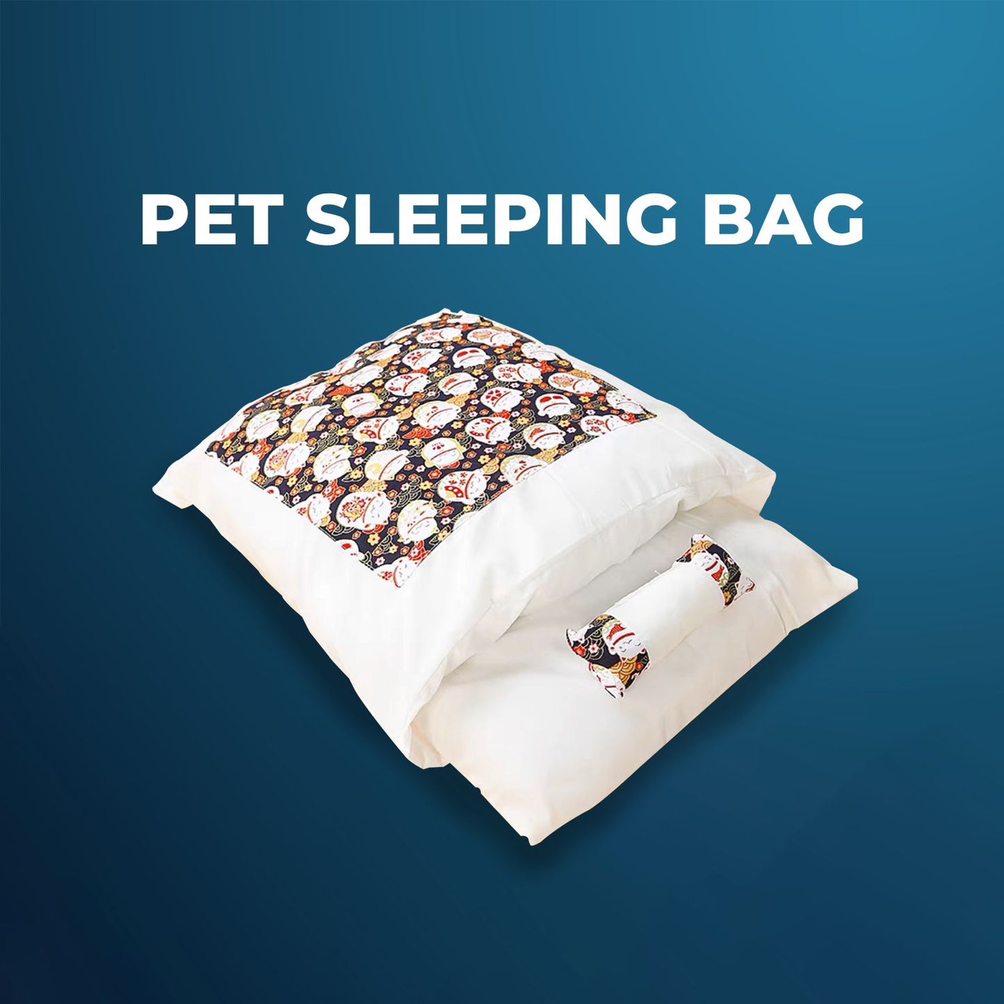 Pet Sleeping Bag (Fortune Cat)