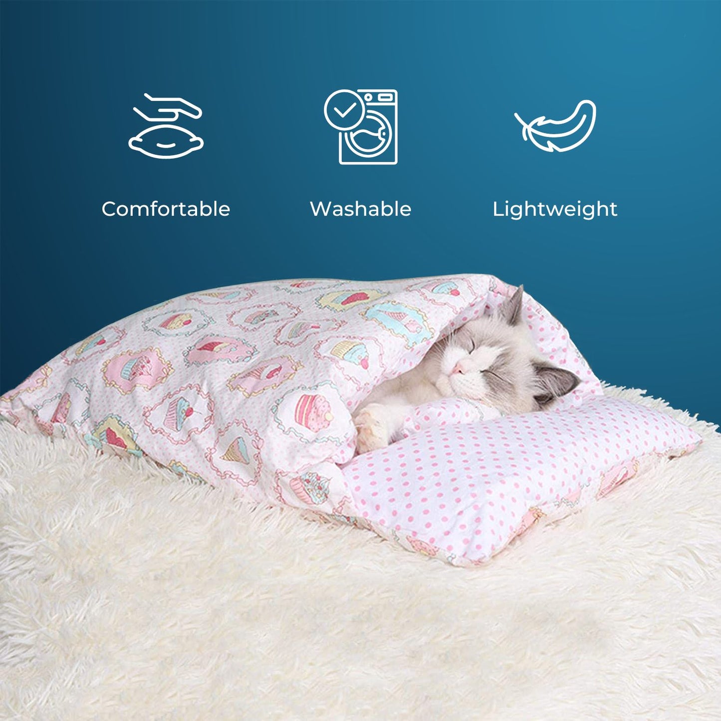 Pet Sleeping Bag (Fortune Cat)