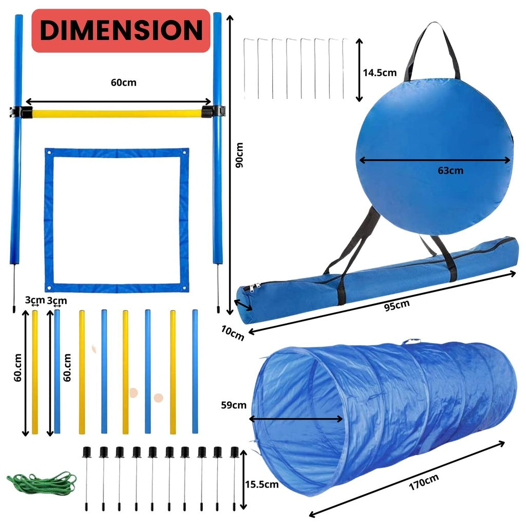 Dog Agility Equipment Set