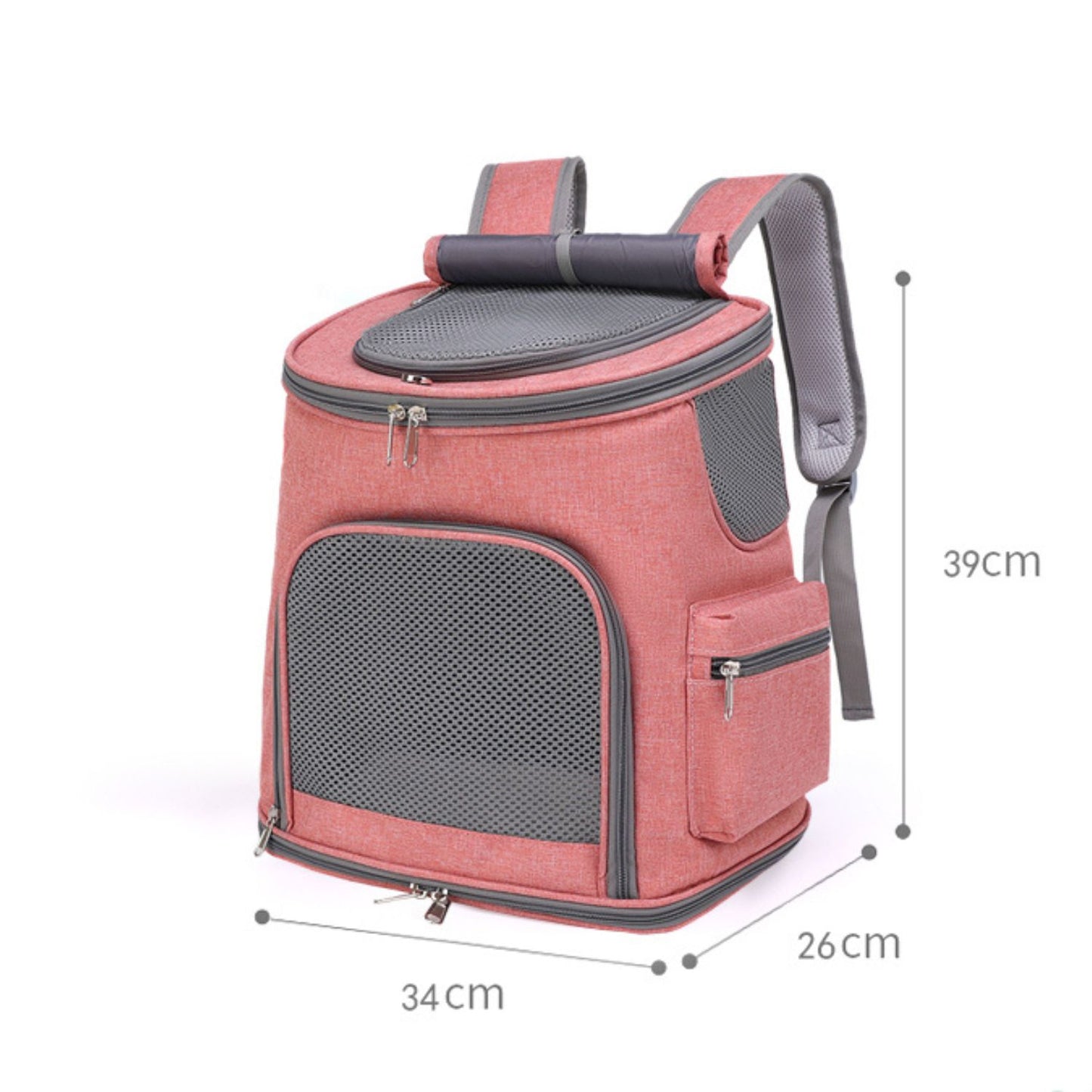 Pet Travel Backpack (Pink)