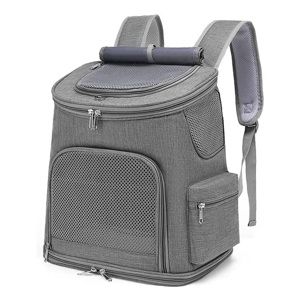 Pet Travel Backpack (Grey)