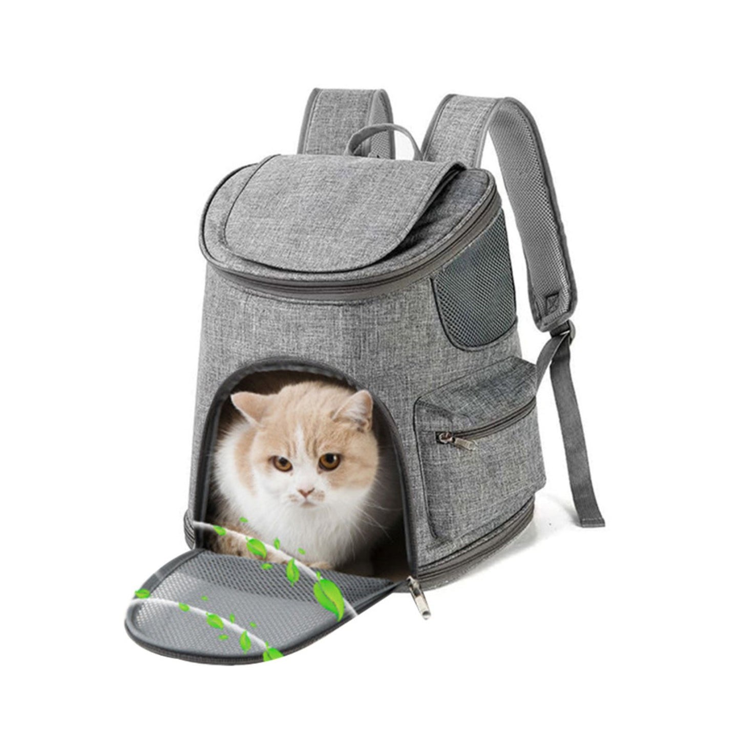 Pet Travel Backpack (Grey)