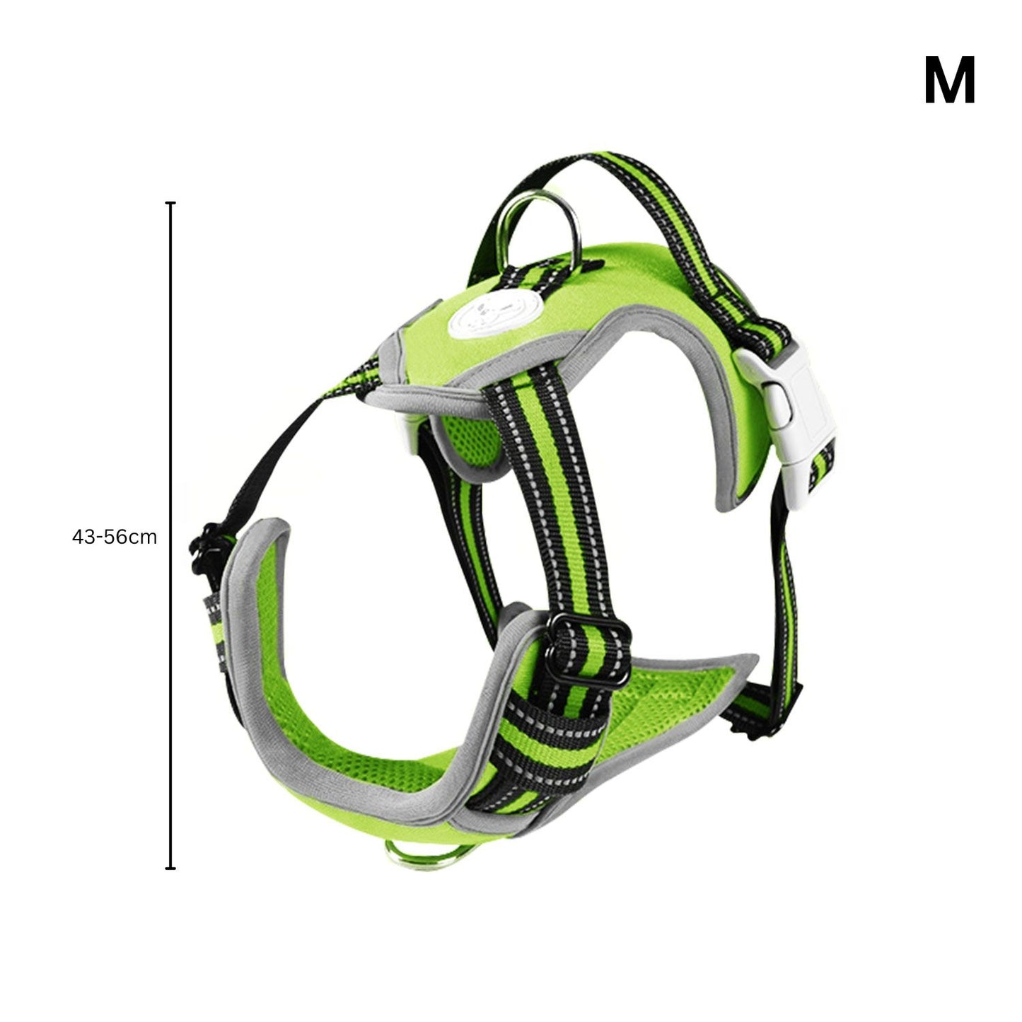 Durable Green Dog Harness | Dog Harness Medium | I Love Dogs & Fitness