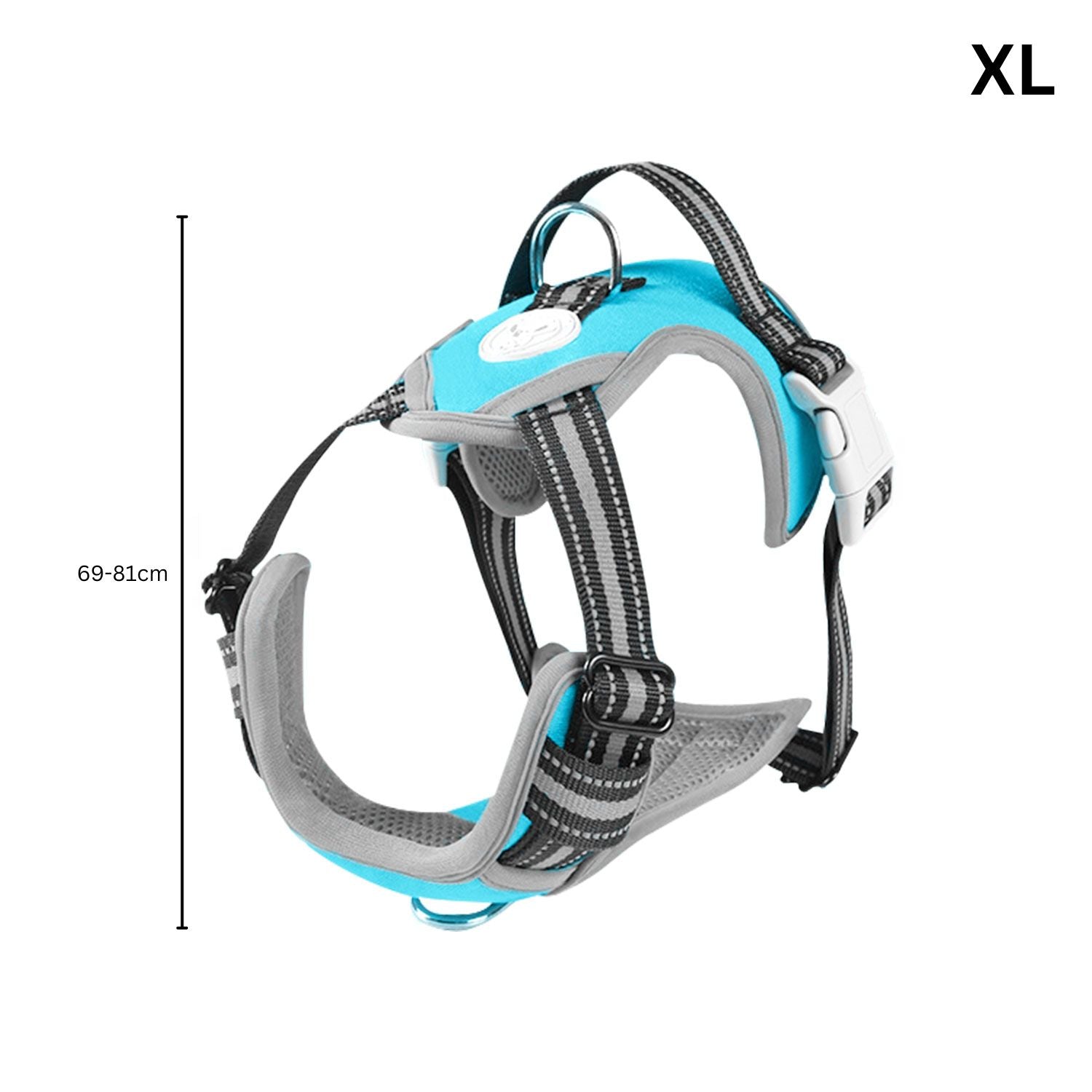 Blue XL Dog Harness | XL Pet Harness Adventure | I Love Dogs & Fitness