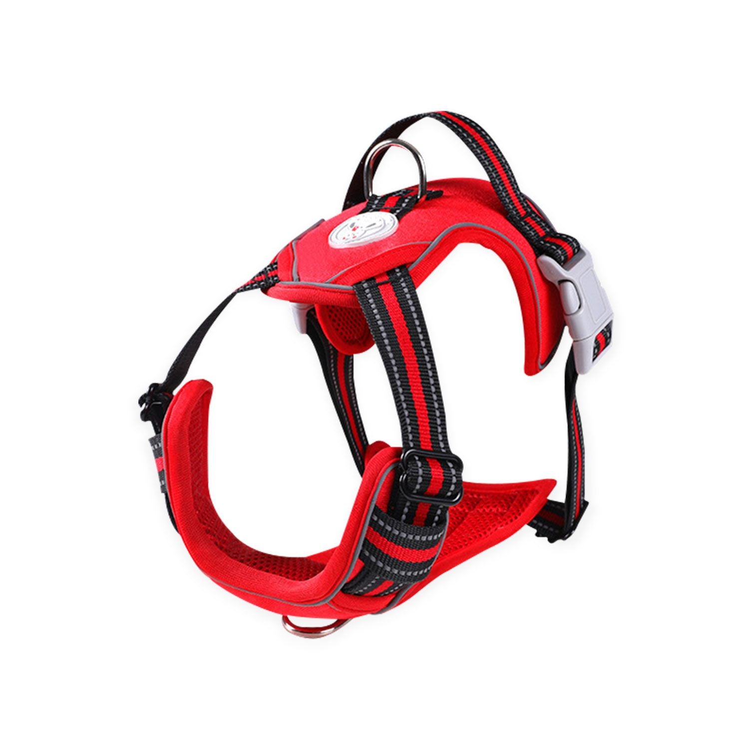 Durable Red Dog Harness | Outdoor Dog Gear Red | I Love Dogs & Fitness