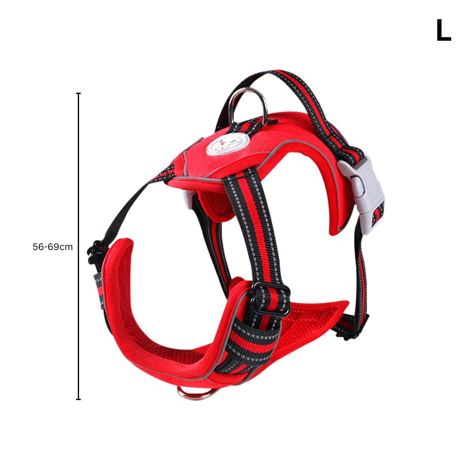 Durable Red Dog Harness | Outdoor Dog Gear Red | I Love Dogs & Fitness