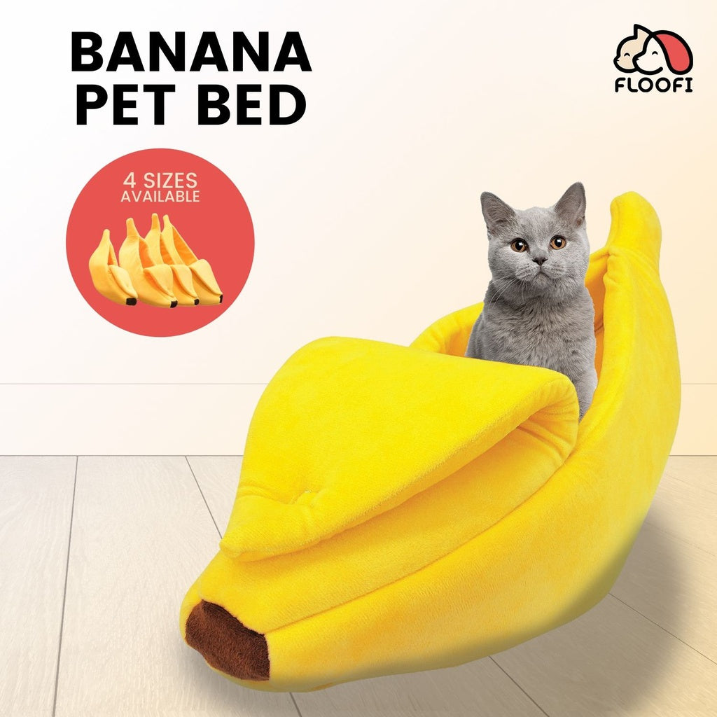 Banana Pet Bed (XL Yellow)