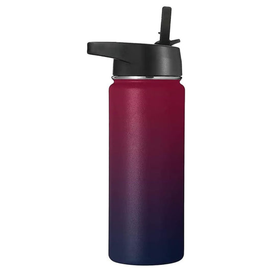 Insulated Water Bottle With Interchangeable Lids (40oz / 1182ml)