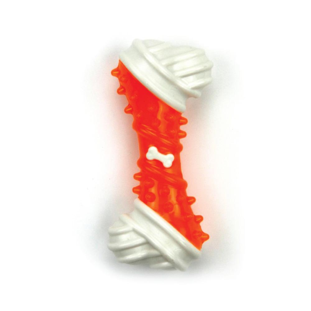 Dog Teething Bone (Chicken Flavour - orange)