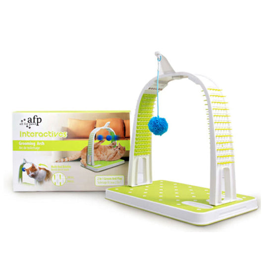 Interactive Cat Grooming Arch