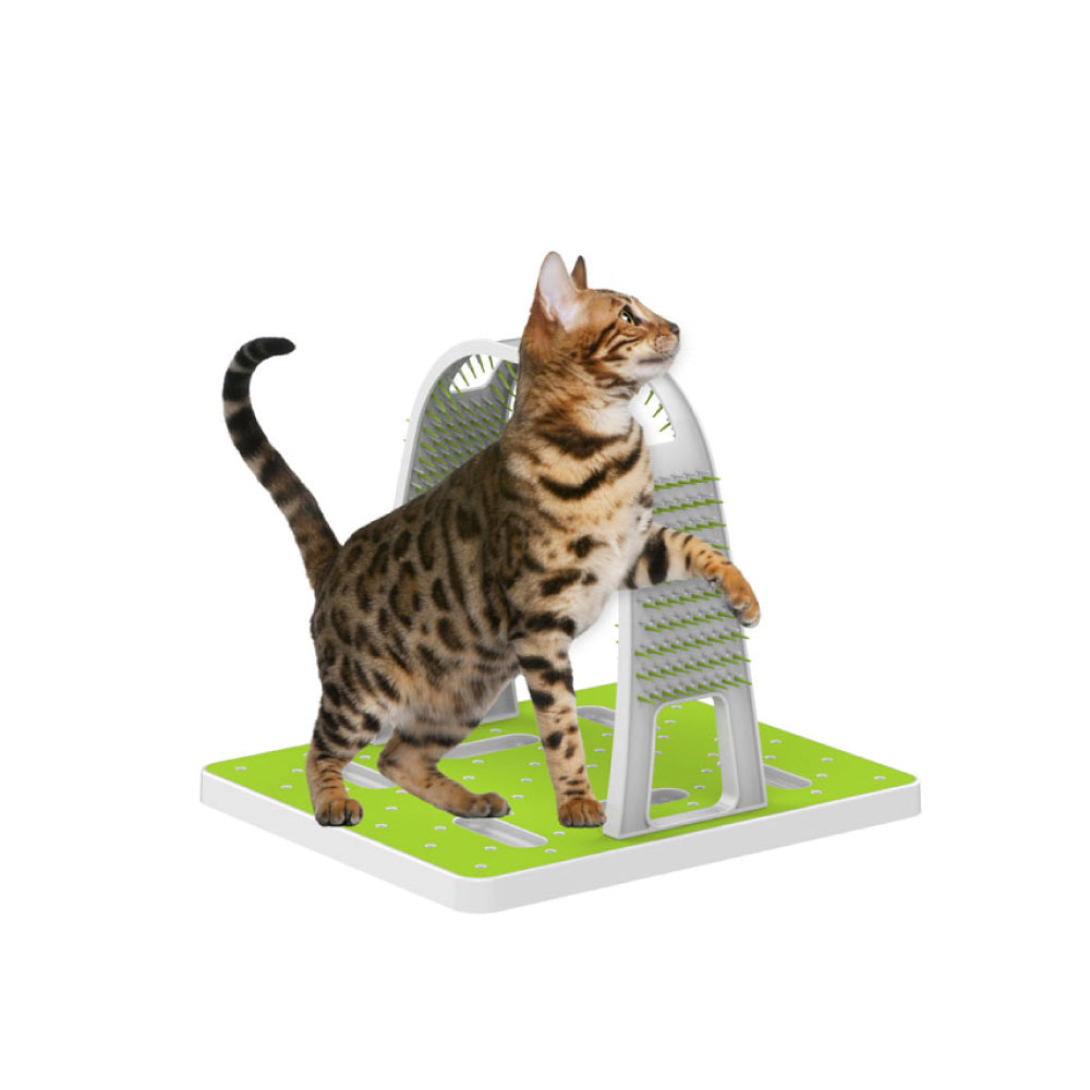 Interactive Cat Grooming Arch